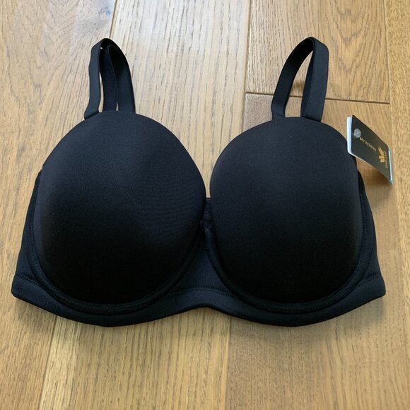 Wacoal Red Carpet Convertible Strapless Full Figure Underwire Bra 32DDD BLACK - Picture 8 of 11